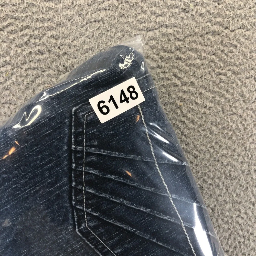 Akademiks Jeans Mens 40x34 Blue Baggy Y2K Distressed 90s Wide Leg Skater